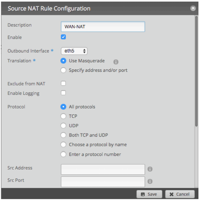 Source NAT Rules